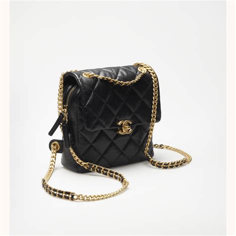 chanel backpack as3108 black|Chanel backpacks.